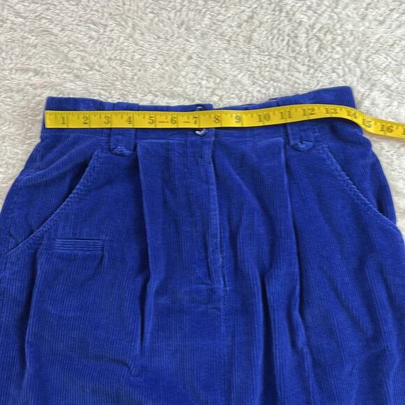 Vintage 80s 90s Leslie Fay Petite Sportswear corduroy skirt, size 14p - Picture 3 of 8